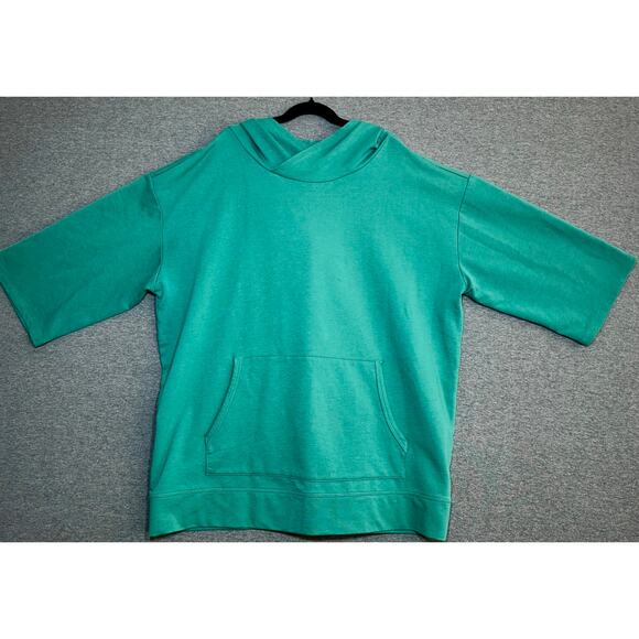 J. Jill Fit | Women's 3/4 Sleeve Pullover Hoodie Hooded Sweatshirt | Medium - Picture 1 of 3
